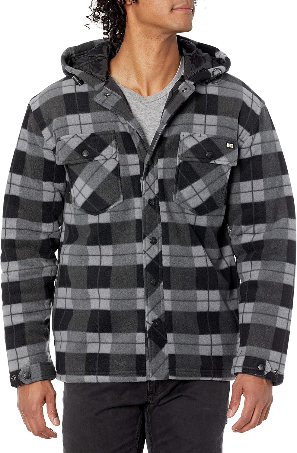 mens plaid work jacket