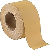Shawya PSA Longboard Sandpaper 180-Grit 2-3/4in x 20 Yards Self Adhesive Stickyback Continuous Roll PSA Sandpaper Roll for Automotive Woodworking Air File Sanders Hand Sanding Blocks