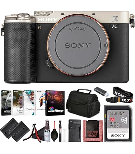 Amazon.com : Sony α7C Full-Frame Mirrorless Camera Body Black
