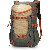 MOUNTAINTOP 20L Hiking Backpack, Lightweight Small Outdoor Daypack | Durable 20L hiking backpack made with rugged 600D polyester, reinforced stitching and YKK zippers