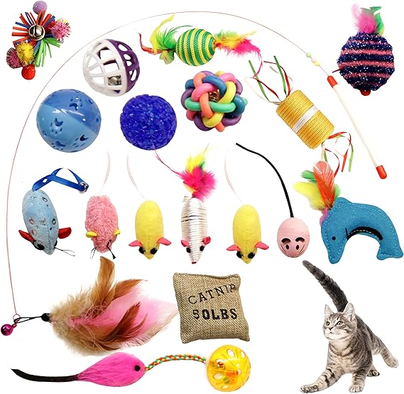BK PRODUCTS LLC Cat Toys Multi Pack Cat Toy Assortment