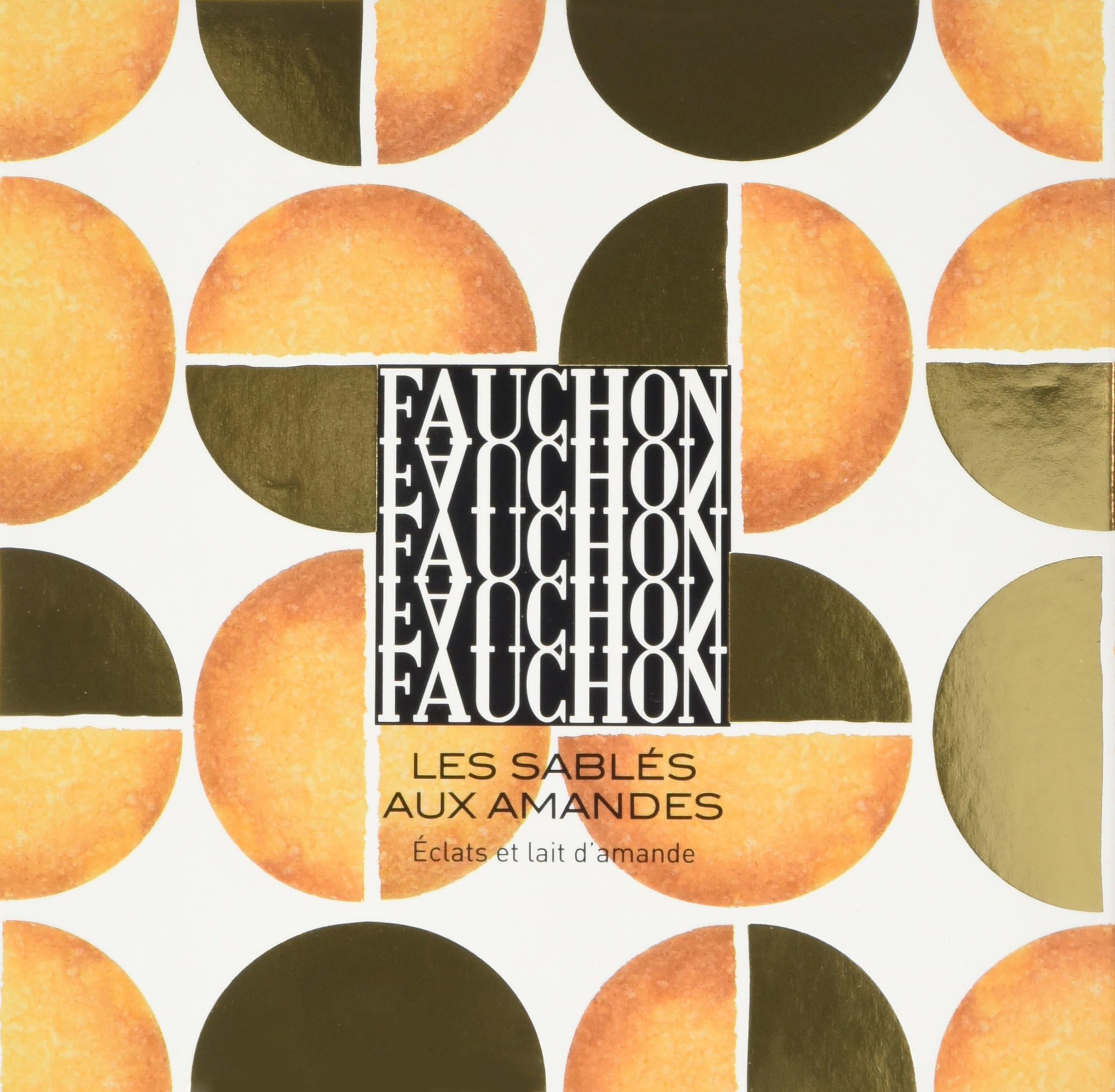 FAUCHON Shortbreads with Almond Milk and Almond Slivers 125 g (Pack of 2)