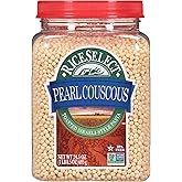 RiceSelect Pearl Couscous, Israeli-Style Wheat Couscous Pasta, Non-GMO, 24.5-Ounce Jar, (Pack of 1)