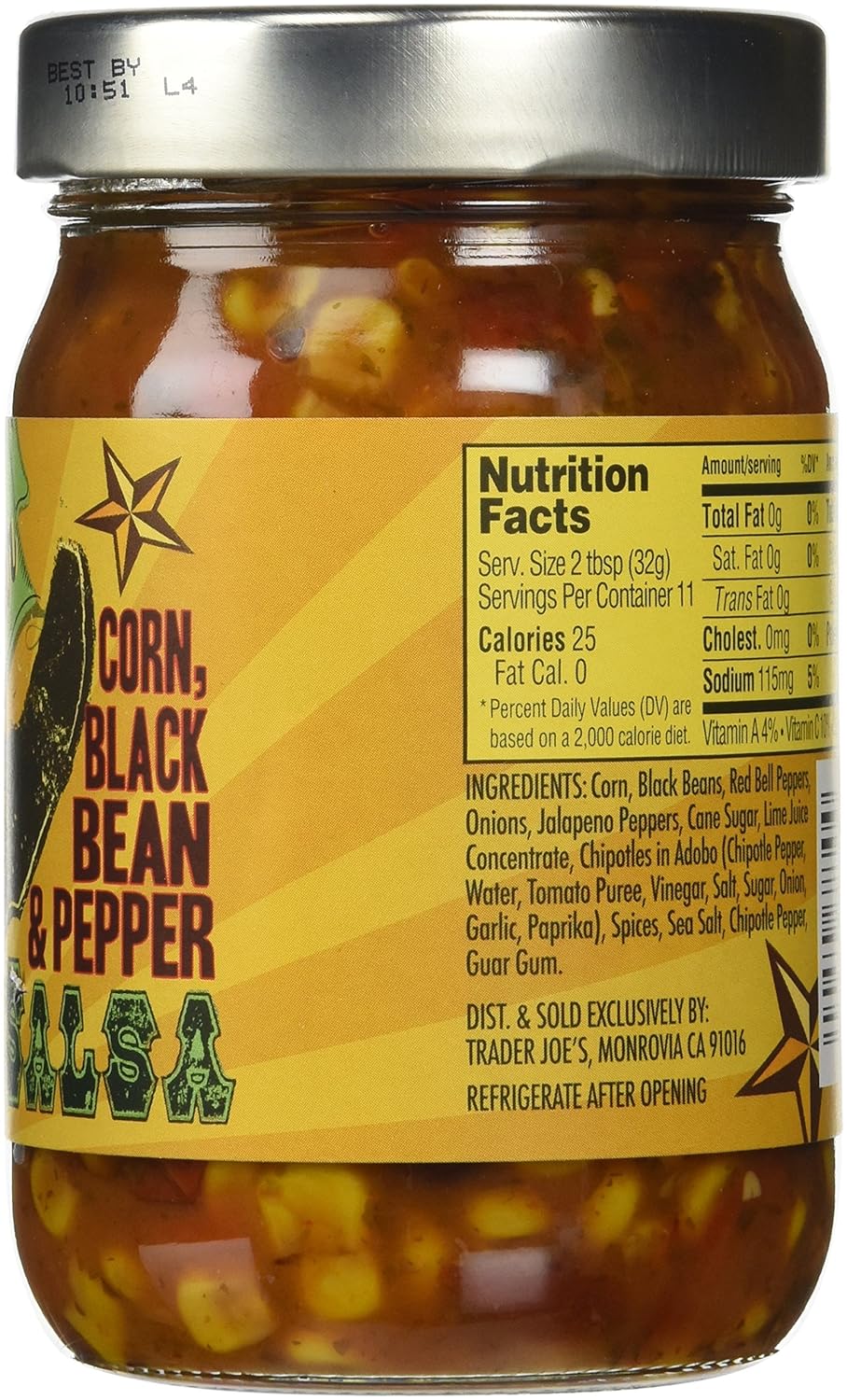 Amazon Com Trader Joe S Cowboy Caviar Salsas Grocery Gourmet Food