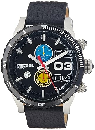 Diesel End of Season Chronograph Black Dial Mens Watch - DZ4331