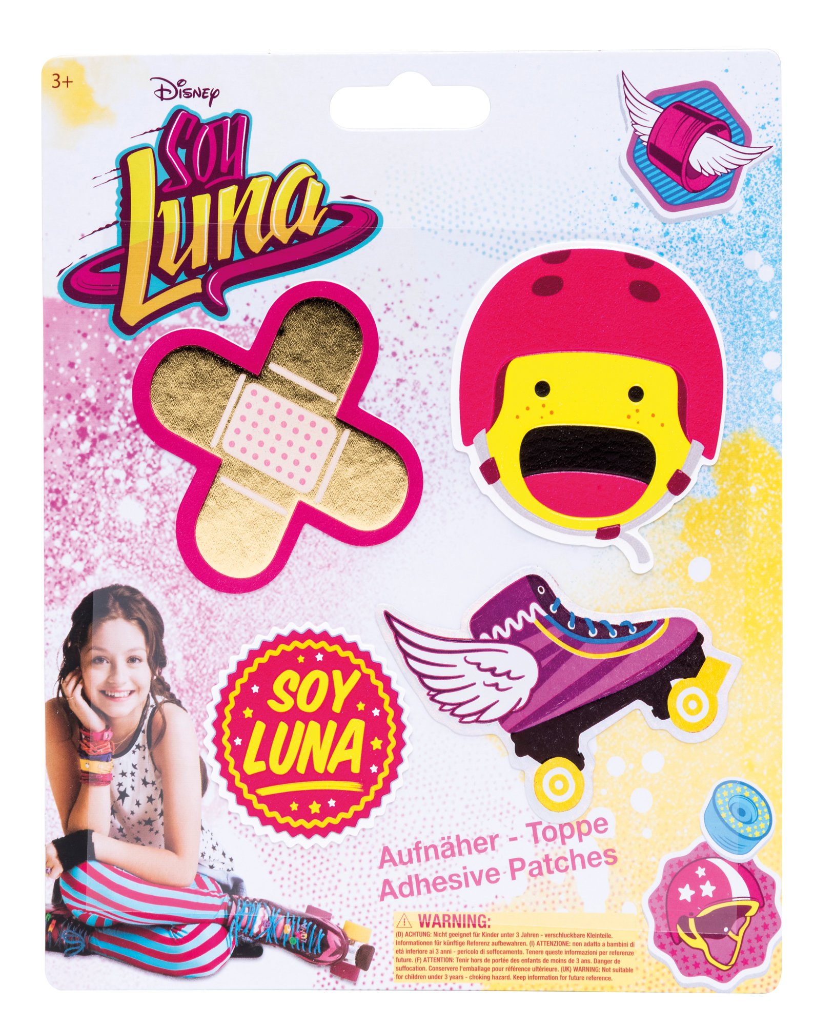 Joy Toy 93764 "Soy Luna Textile Patches Set, 4-Piece
