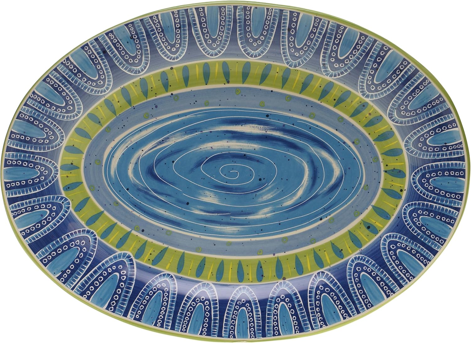 Certified International Tapas Oval Platter, 16 by 11.75-Inch