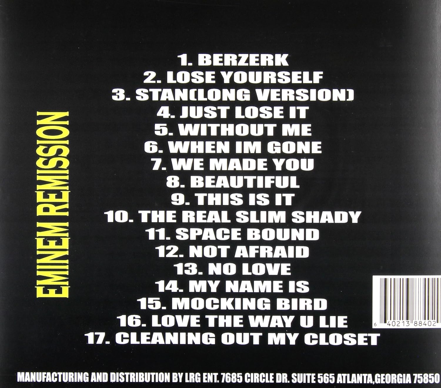 Remission Eminem Eminem Amazon It Cd E Vinili