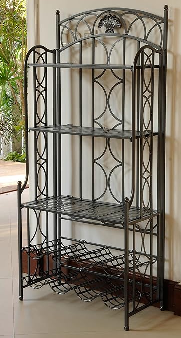 Amazon.com: 5-Tier Bakers rack acabado en peltre: Kitchen ...