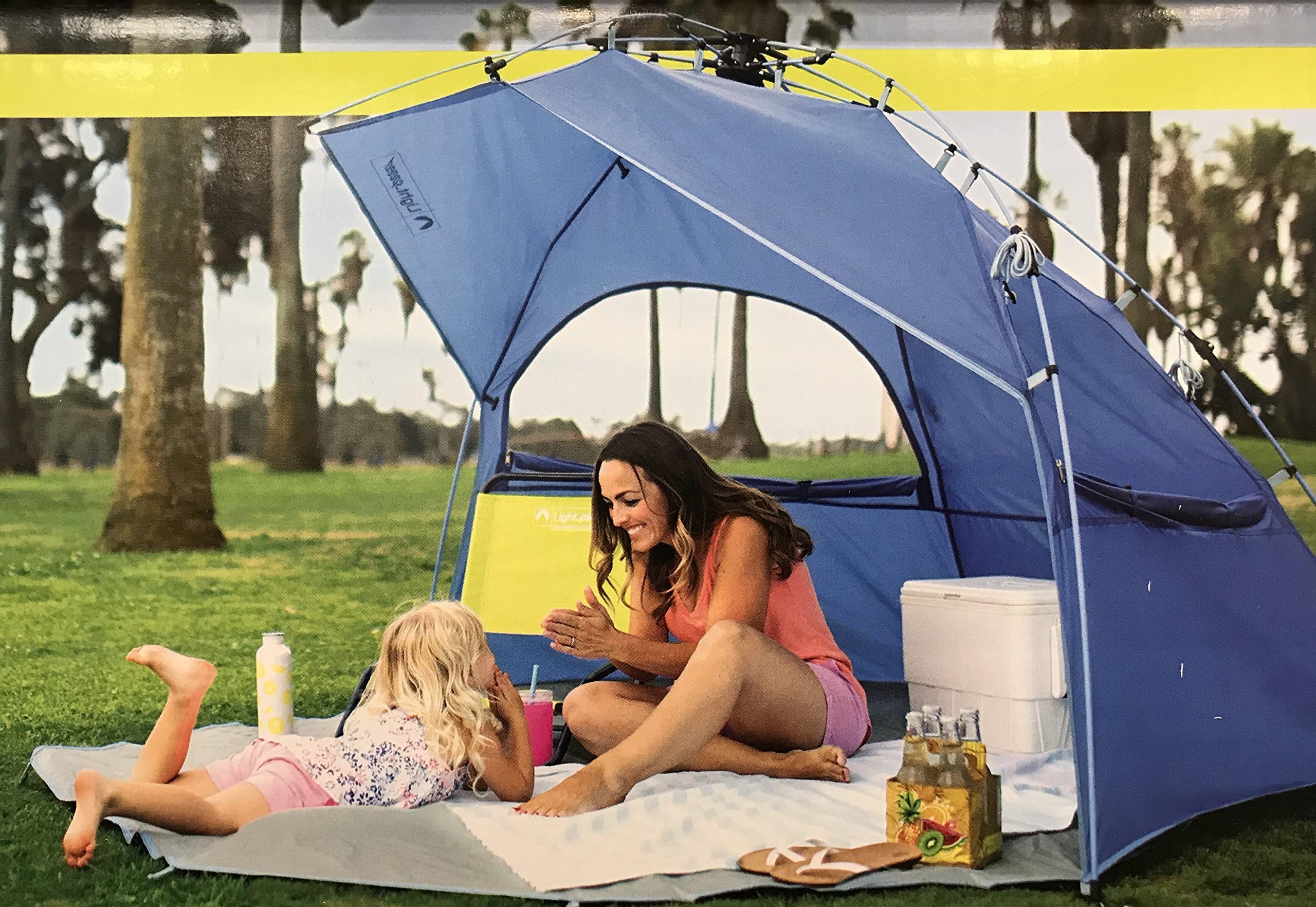 Lightspeed QUICKSHELTER POP UP TENT WITH PORCH CAMPING/FISHING/BEACH