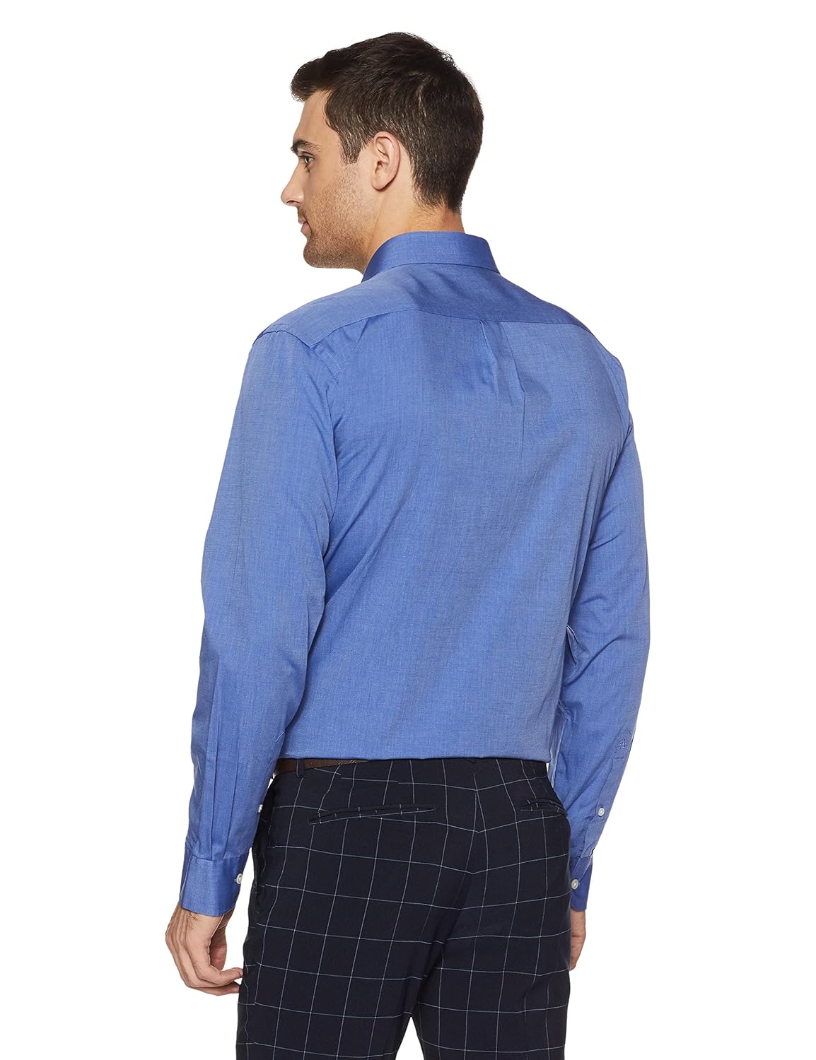 arrow men's solid regular fit business shirt