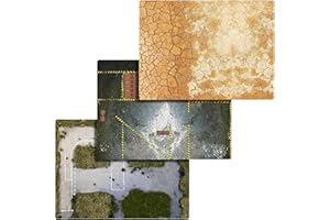 IT'S A SKIN Game Mat Compatible with Warhammer 40k Kill Team - 22 x 30 Killteam Table Top Role Playing Mat Game Board for Warhammer Starter Set or Advanced Players - Durable Matte Finish Lays Flats - (3-Pack)