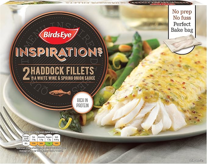 Birds Eye Inspirations Bake to Perfection 2 Haddock with White Wine