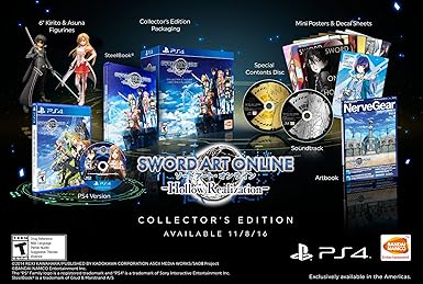 Amazon Com Sword Art Online Hollow Realization Collector S Edition Video Games