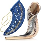 Sacred Ram Horn 14"-16" Shofar Set by HalleluYAH | Handcrafted in Israel