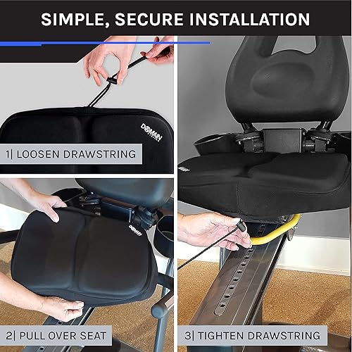 Domain Cycling Bike Seat Cushion for Recumbent Bike Pad Gel