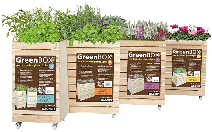 Wagner Green Box S B44 X H80 x T30 cm, Abeto: Amazon.es: Jardín