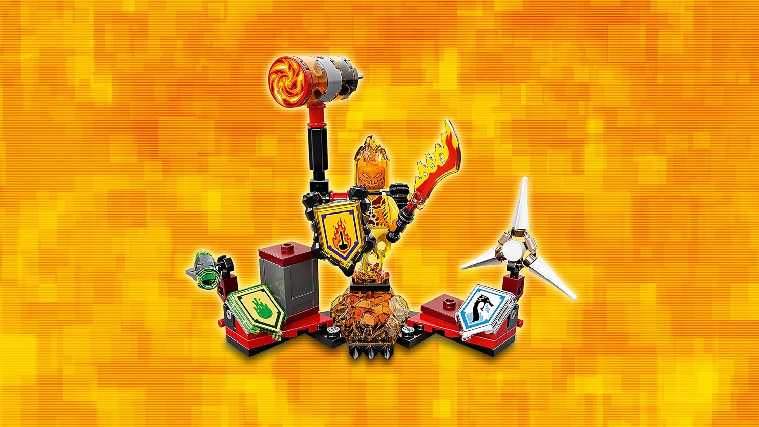 lego nexo knights flama