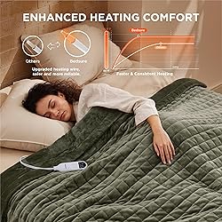 Bedsure Electric Blanket Full Size - Quilted Heated
