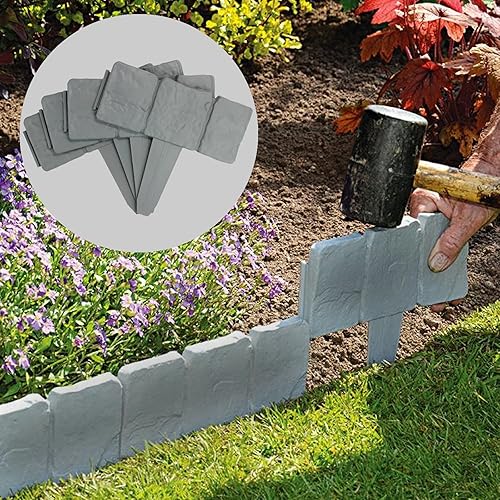 Cobbled Stoneeffect Garden Lawn Edging Amazon.co.uk Garden & Outdoors