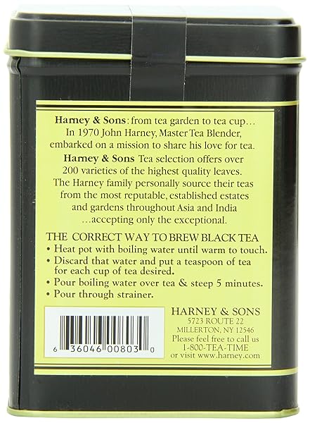 HARNEY & SONS LOOSE LEAF BLACK TEA, DARJEELING 8 OUNCE