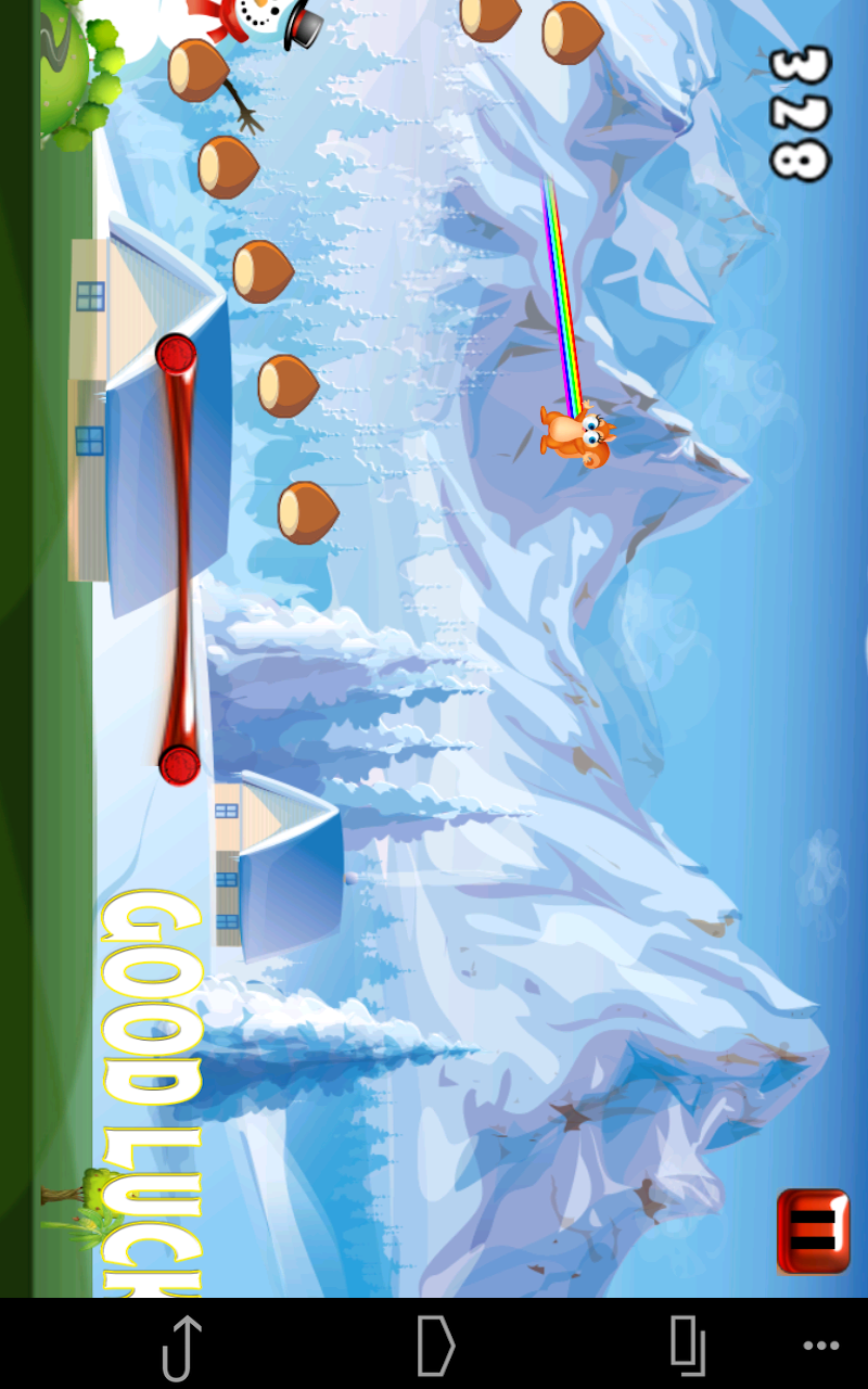 Flying Cute Squirrel Jump : The quest for infinite nut before winter comes - Gold Edition