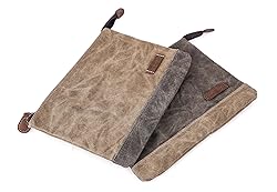 Gootium Waxed Canvas Zip Pouch Set - Zippered