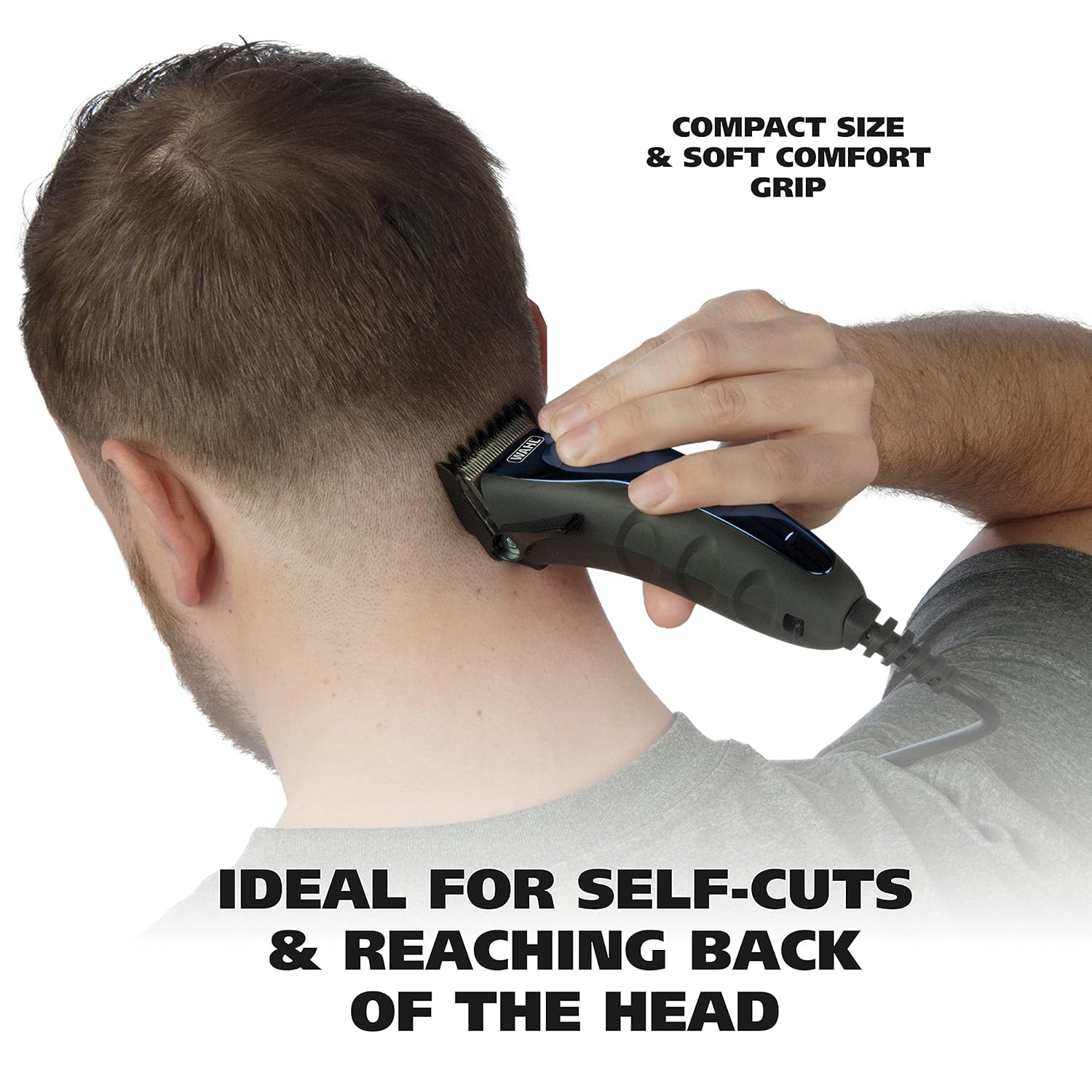 Wahl Model 79467 Clipper Self-Cut Personal Haircutting Kit – Compact Size for Clipping, Trimming & Grooming Kit : Beauty