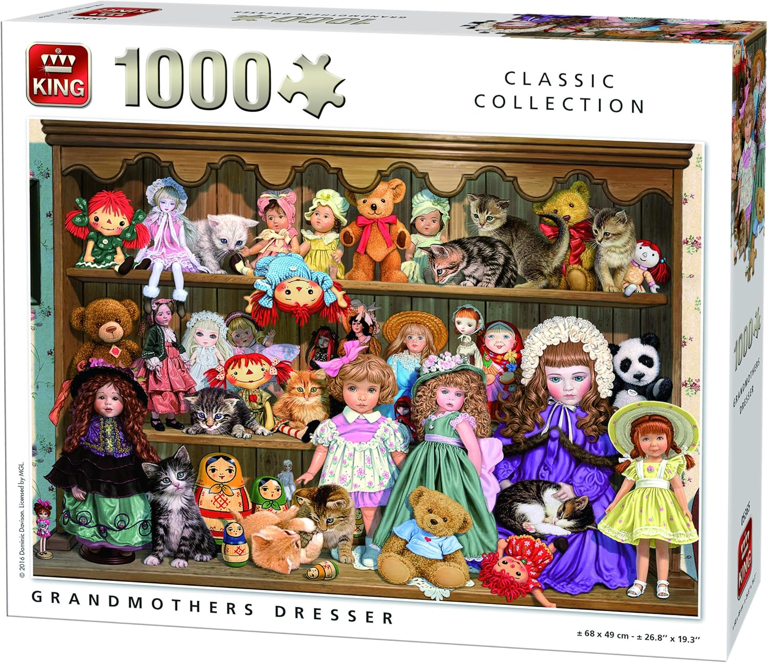 King Puzzle 1000 pcs, 5365, Multicolore Amazon.fr Jeux et Jouets