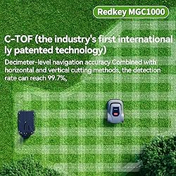 Redkey MGC1000 Robot Lawn Mower with 590ft Boundary