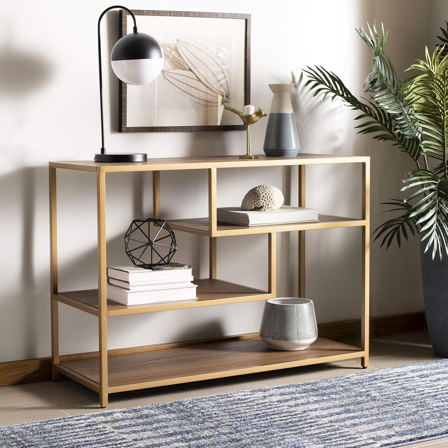 Best Console Table Wood And Gold