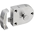 Rockwood 576.26D Brass Gravity Door Coordinator, 1" Width X 5-7/16" Length, Satin Chrome Plated Finish - View #4