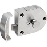 Rockwood 602.26D Cast Brass Gate Latch, 2-3/8" Width x 2" Height, 2-3/4" Strike Width x 2" Strike Length, Satin Clear Coated Finish