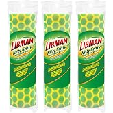 Libman Nitty Gritty Roller Mop Refills, Self Wringing, Sponge, 3 Replacement Heads Included