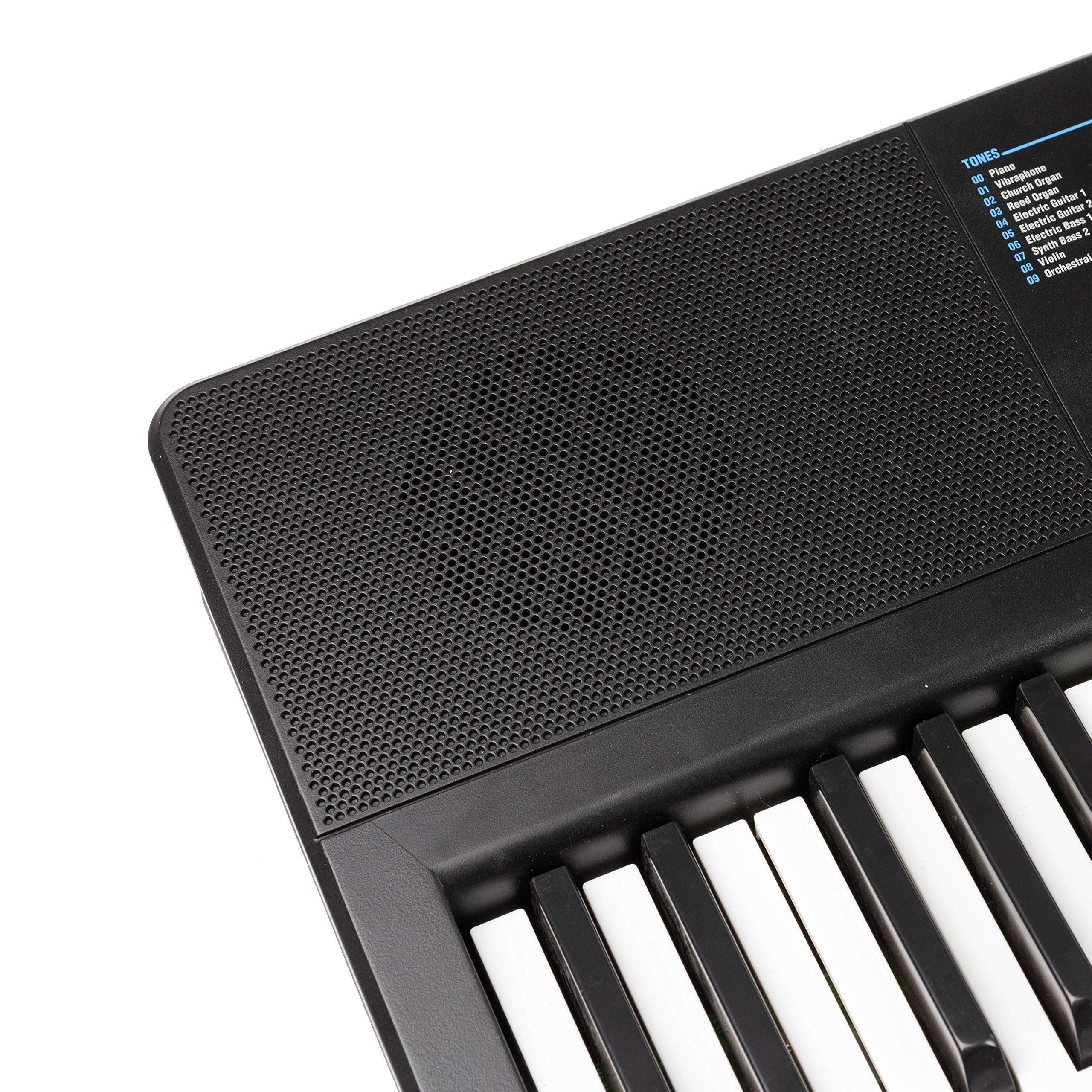 RockJam 61 Key Compact LED Keyboard Piano