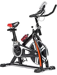 BestMassage Cycling Bike Exercise Bike Pro Indoor Cycling Spin Bike Trainer Bicycle Cardio Fitness Heart Pulse W/LED Display Stationary Indoor Pro Indoor Training Equipment