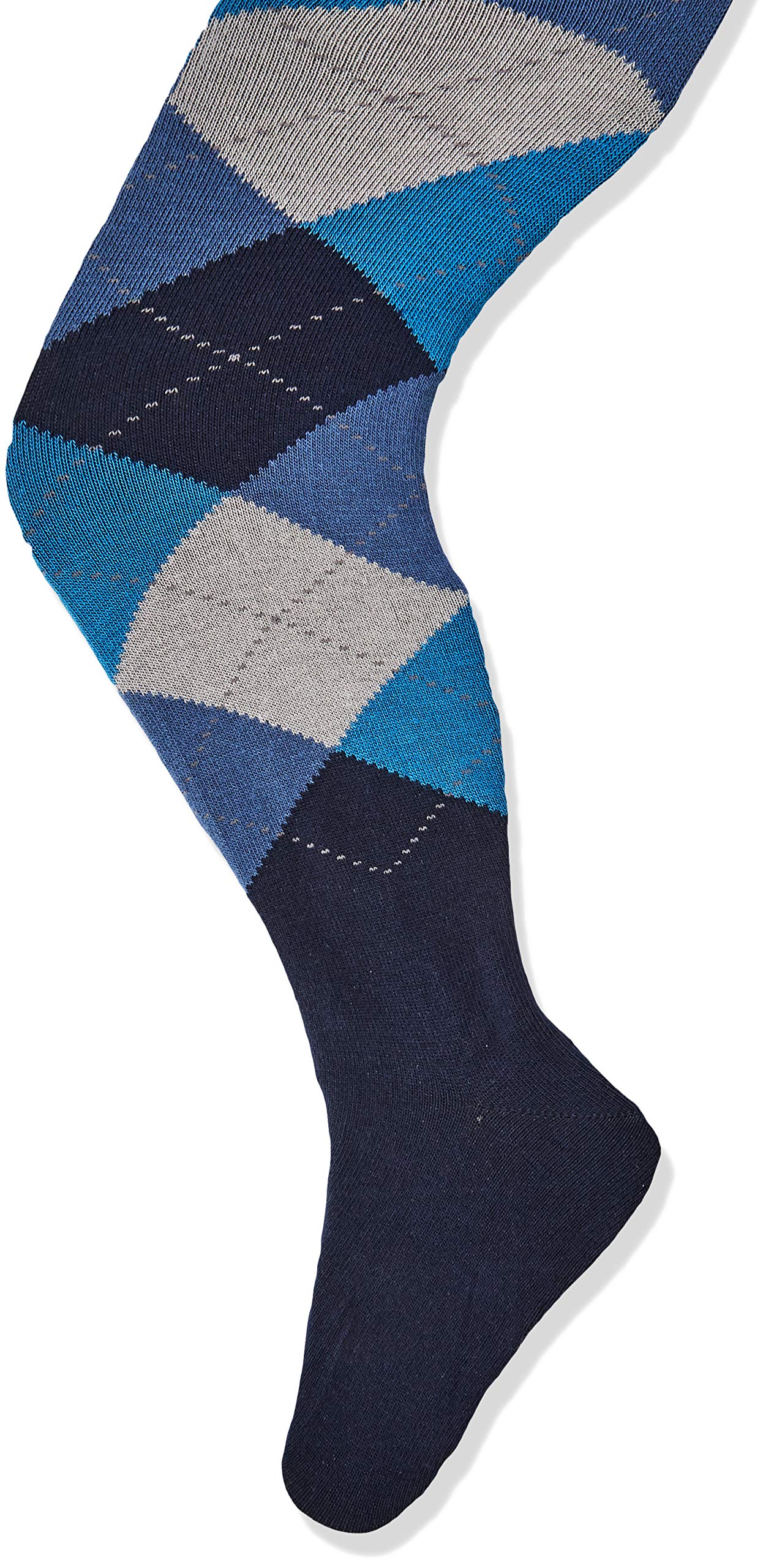 Country Kids Girl's 656 Argyle Dark 3-5 Years Socks, Blue (Blue), One (Size Yrs)