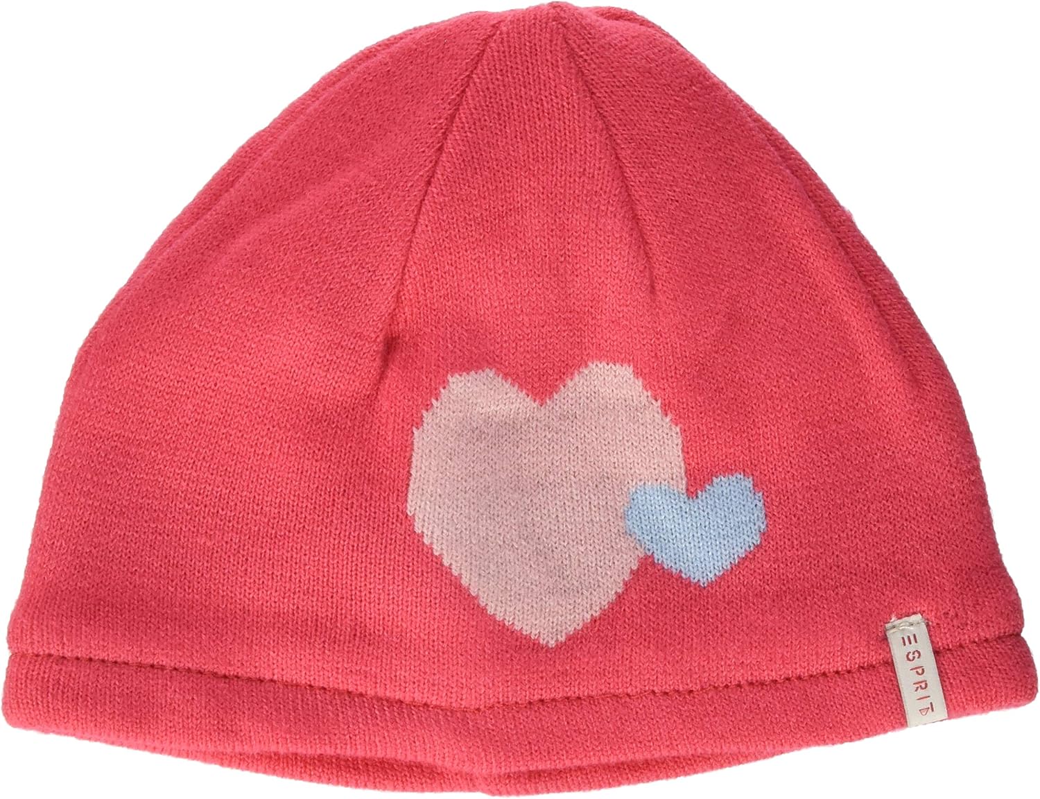 ESPRIT Kids Baby Girls Rp9000107 Knit Hat Hat Not Applicable, Pink (Strawberry 342), 47/49 (Manufacturer Size: Large)