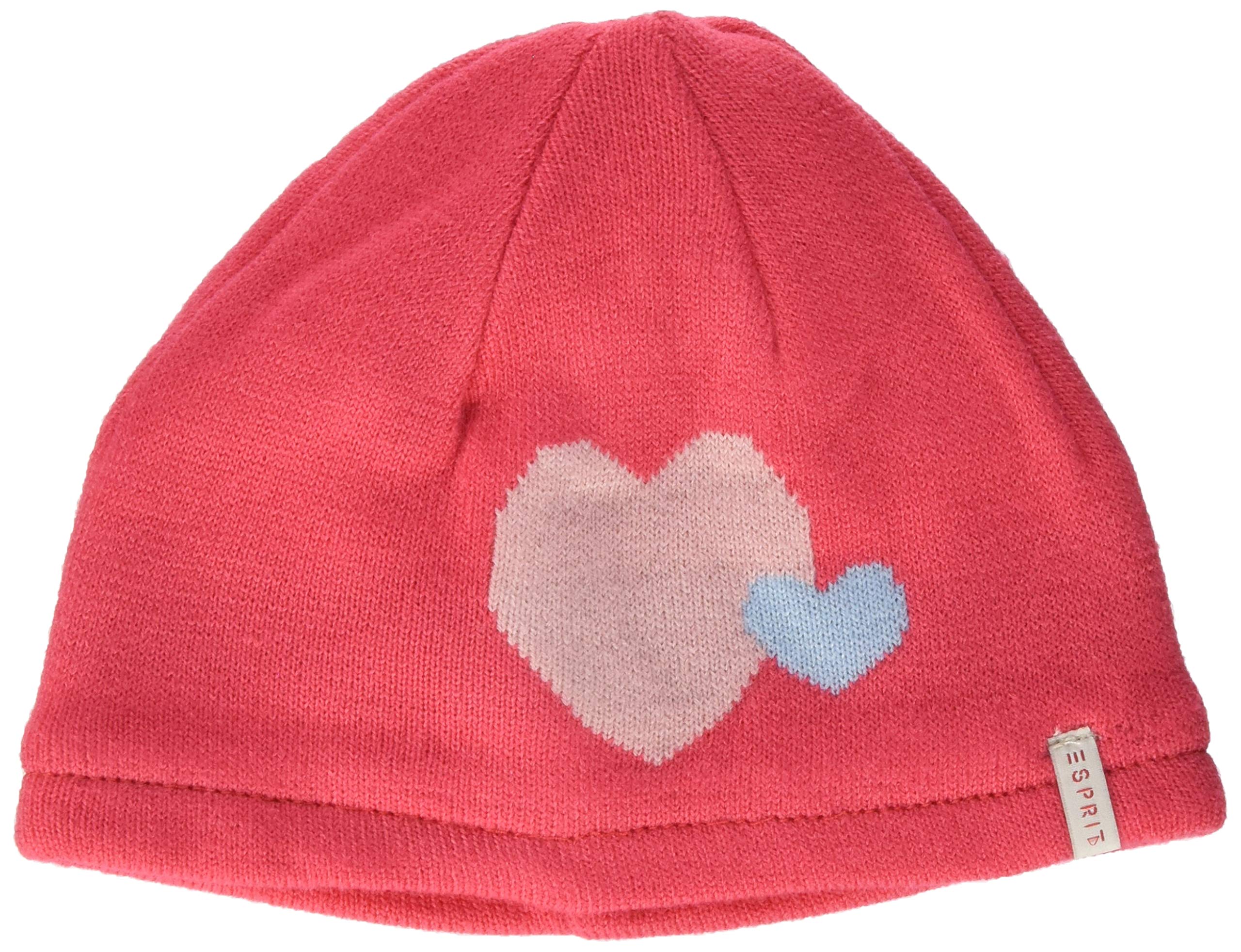ESPRIT Kids Baby Girls Rp9000107 Knit Hat Hat Not Applicable, Pink (Strawberry 342), 47/49 (Manufacturer Size: Large)