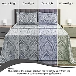 LUX Decor Paisley Queen Sheet Set, 6 PC Soft