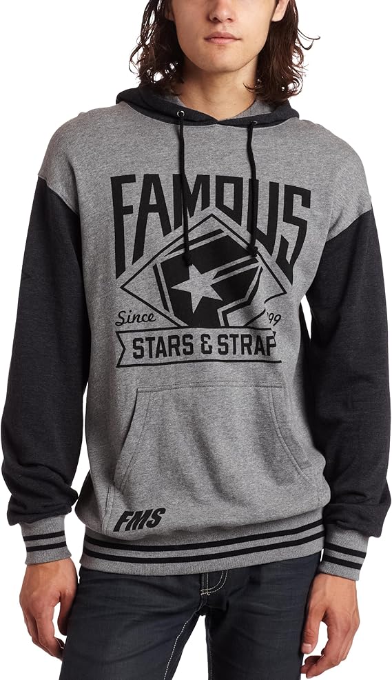 Famous Stars and Straps Men's Long Sleeve Pullover Hoodie