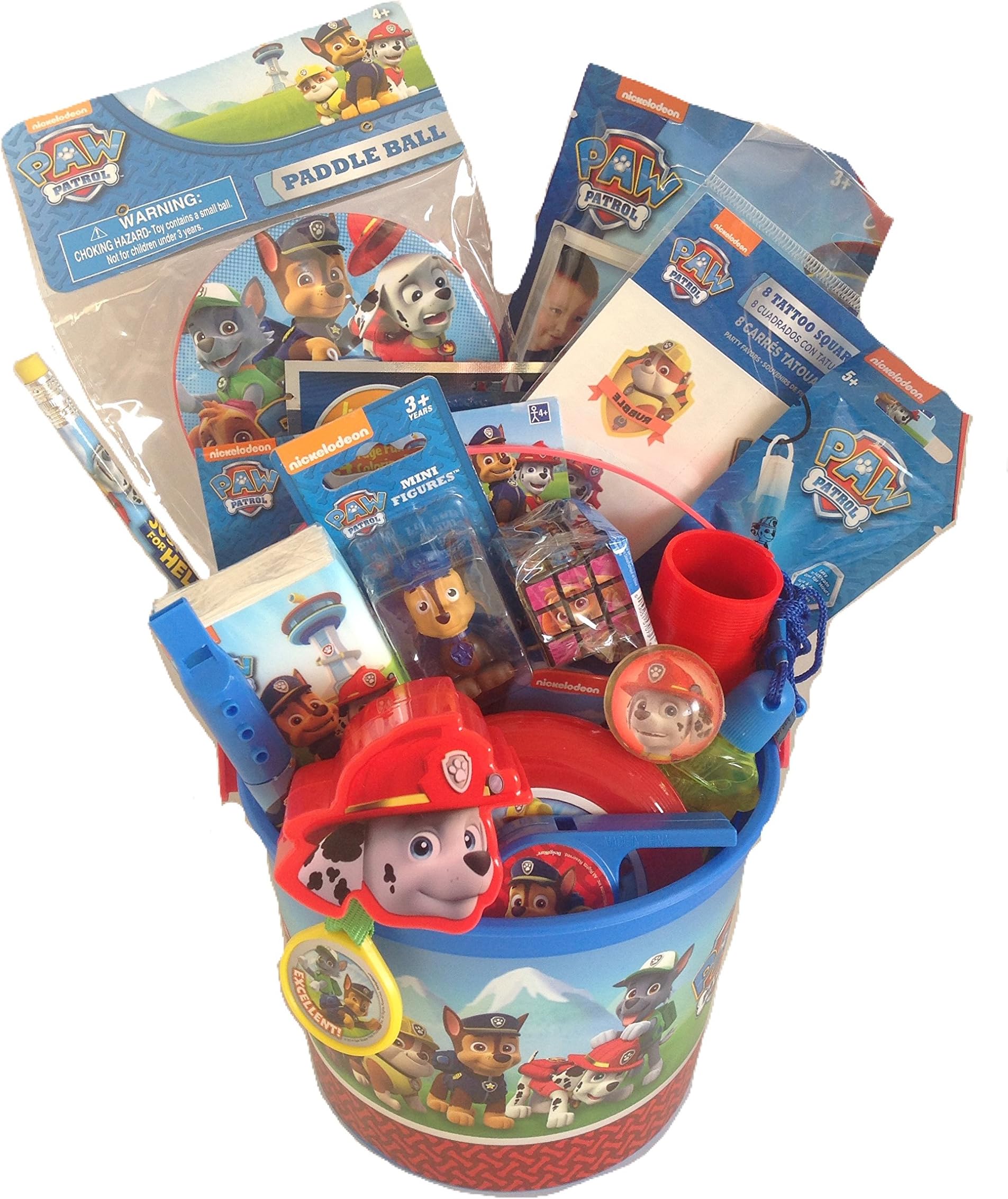 Paw Patrol 20+ Piece 5" Small Bucket of Fun Gift Set