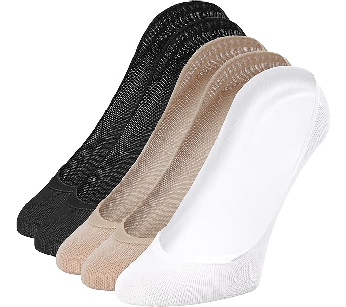 Merry Style Damen 5er Pack Füßlinge Ballerina Socken BS17