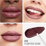 Rimmel London Lasting Mega Matte Liquid Lipstick Plum 810 7.4ml Vegan view 6