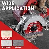 EZARC 115mm Diamond Cutting Discs Continuous Rim 2-Pack Wet Cutting view 7