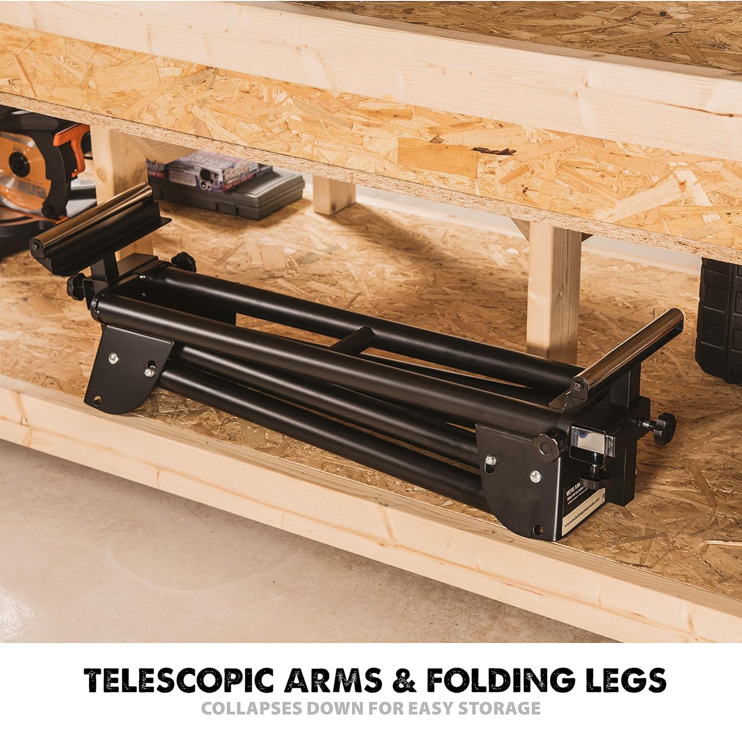 Evolution Power Tools EVOMS1 Compact Folding Miter Saw Stand with Quick