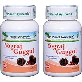 Planet Ayurvda Yograj Guggul - Herbal Tablets, 100% Natural and Pure- 2 Bottles.(Each Bottle Contains 120 Tablets)