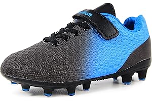 BomKinta Kid's FG Soccer Cleats Athletic Outdoor Soccer Shoes