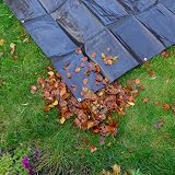 Cost Wise Waterproof Tarpaulin 240gsm Ground Sheet 1m x 1m Black Silver view 9