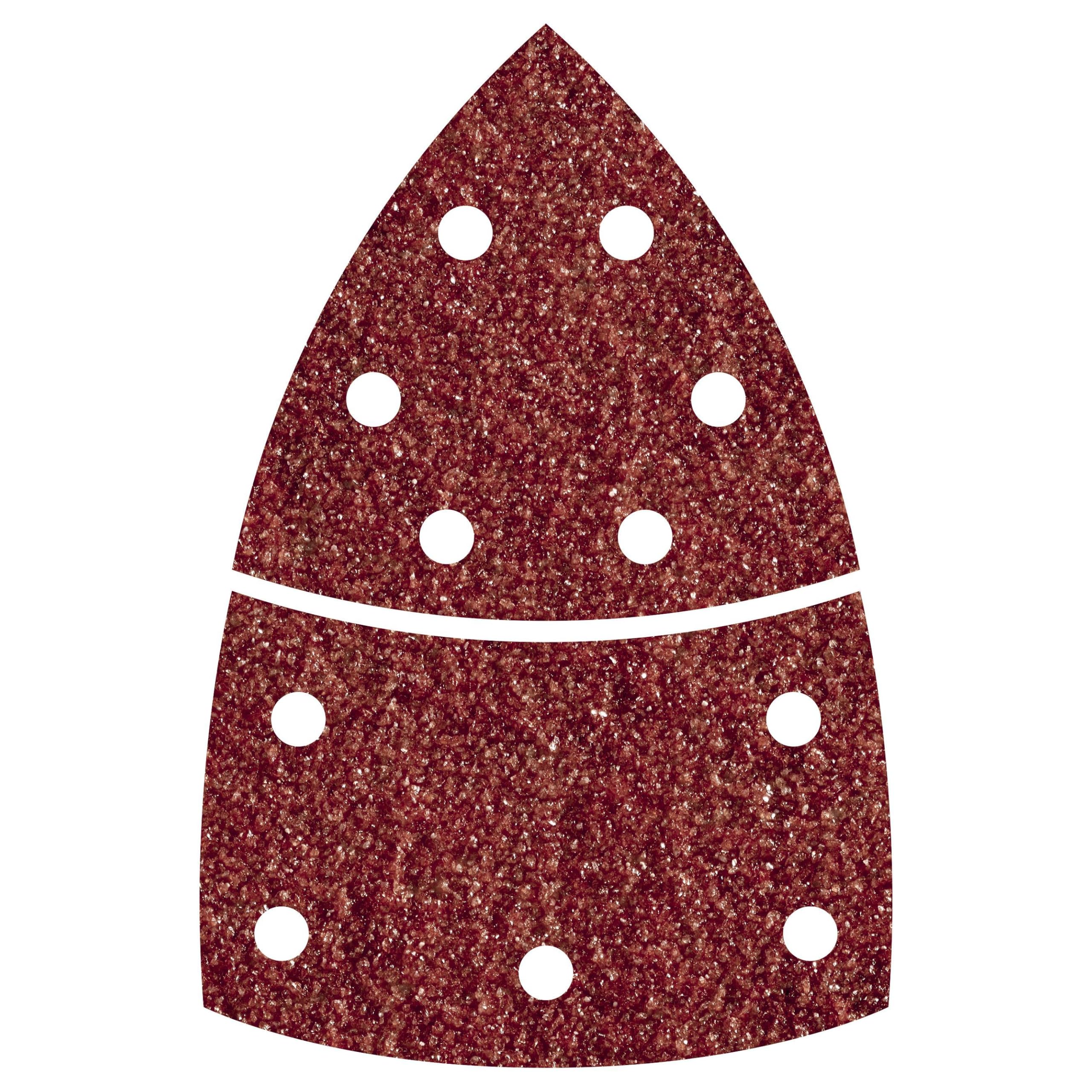 wolfcraft 10 Easy-Fix Sanding Sheets 2 Pcs. for Wood/Metal, grain 120 I 1814000